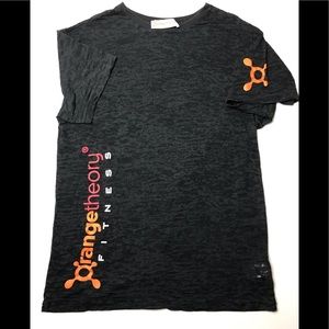 Men's Orange Theory Fitness Black Athletic Shirt
